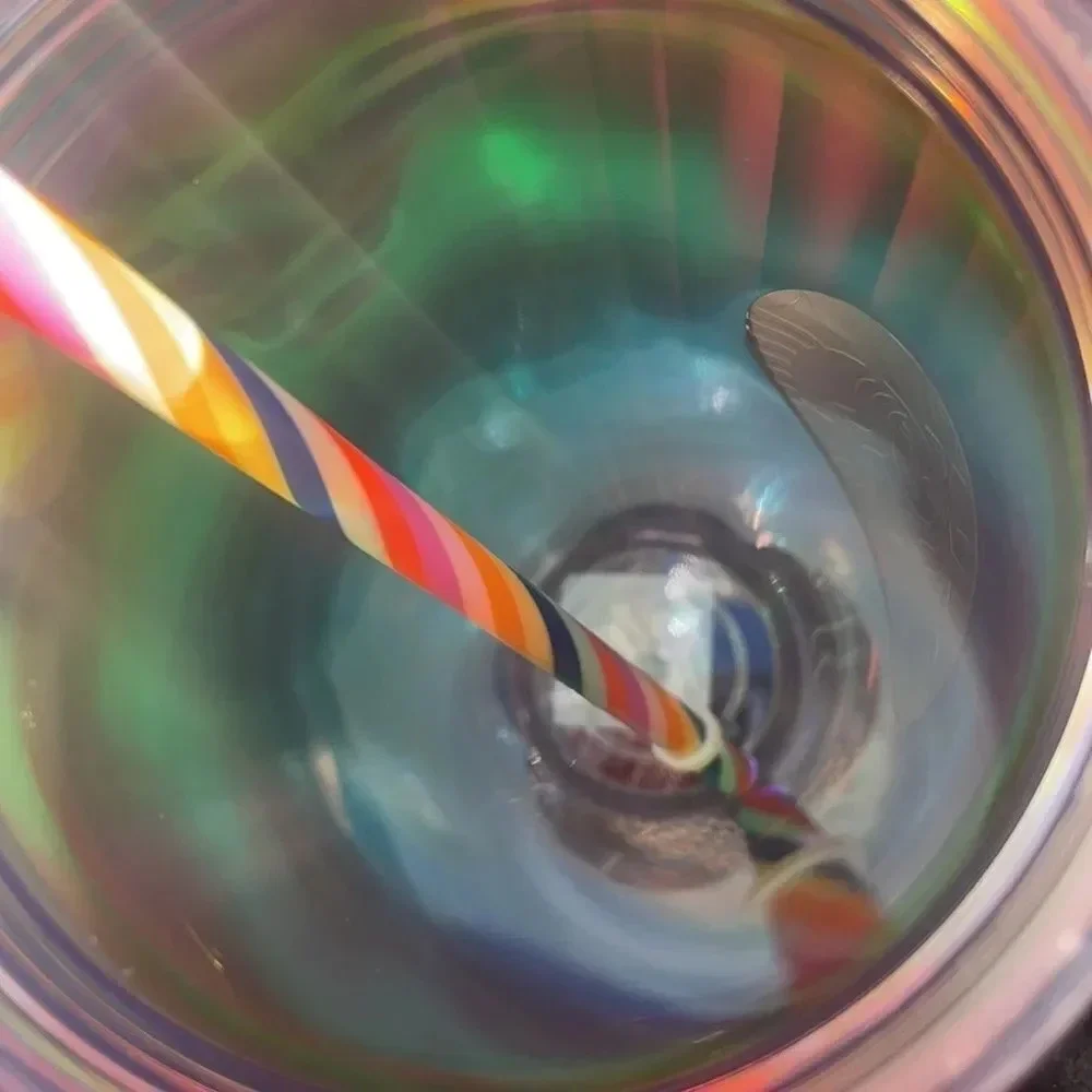 Starbucks rainbow kaleidoscope 24 Oz tumbler